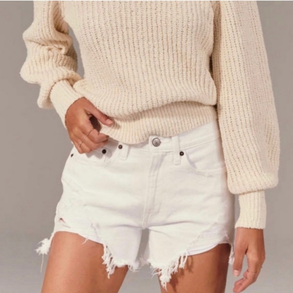 Abercrombie & Fitch The Boyfriend Short Mid Rise Size 25/0